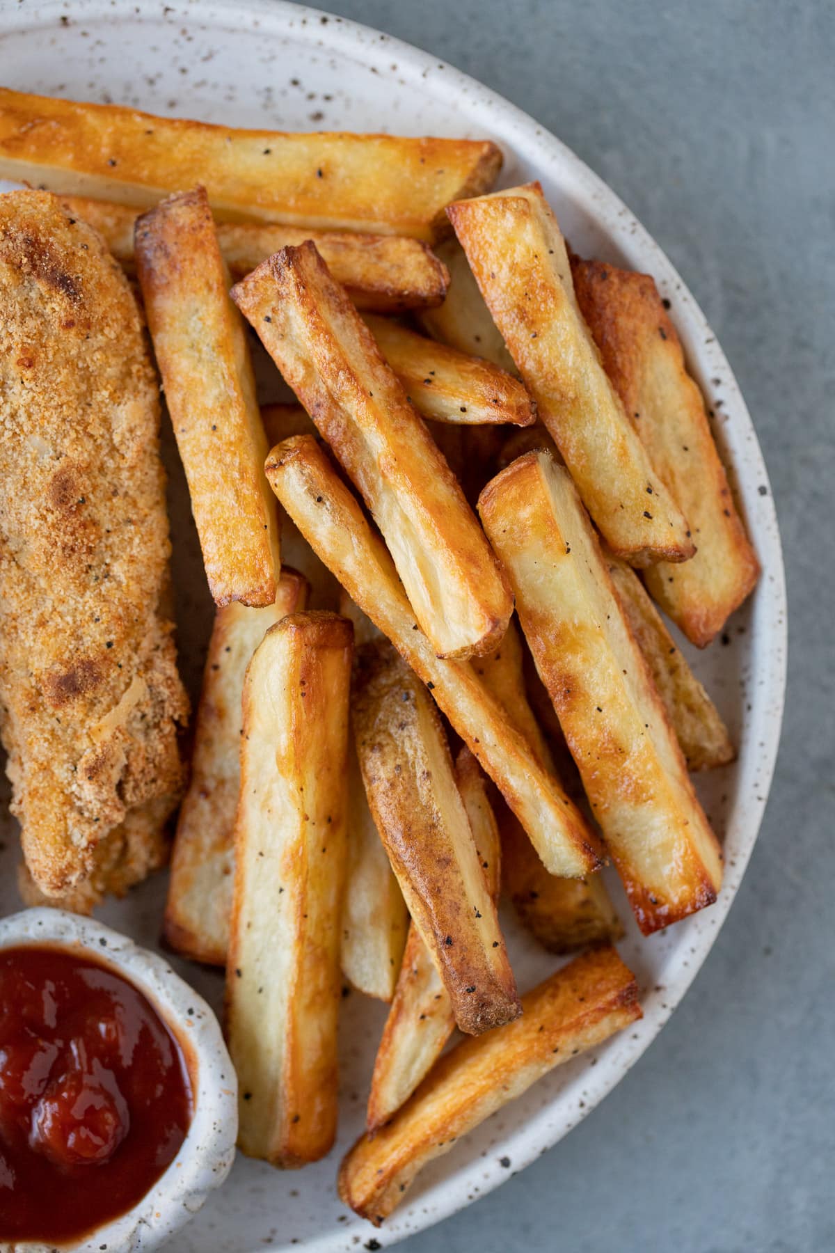 Quick methods for reheating french fries