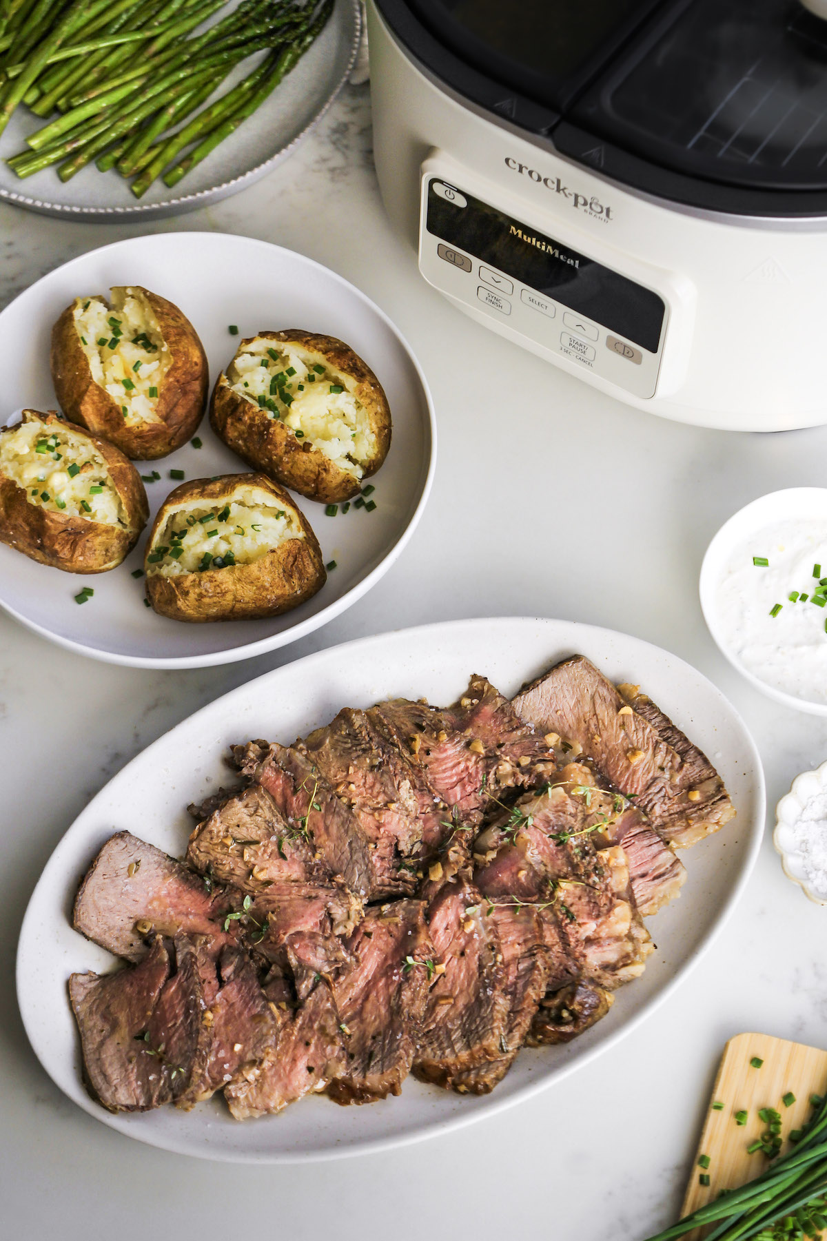 Baked Potatoes Ready to Serve