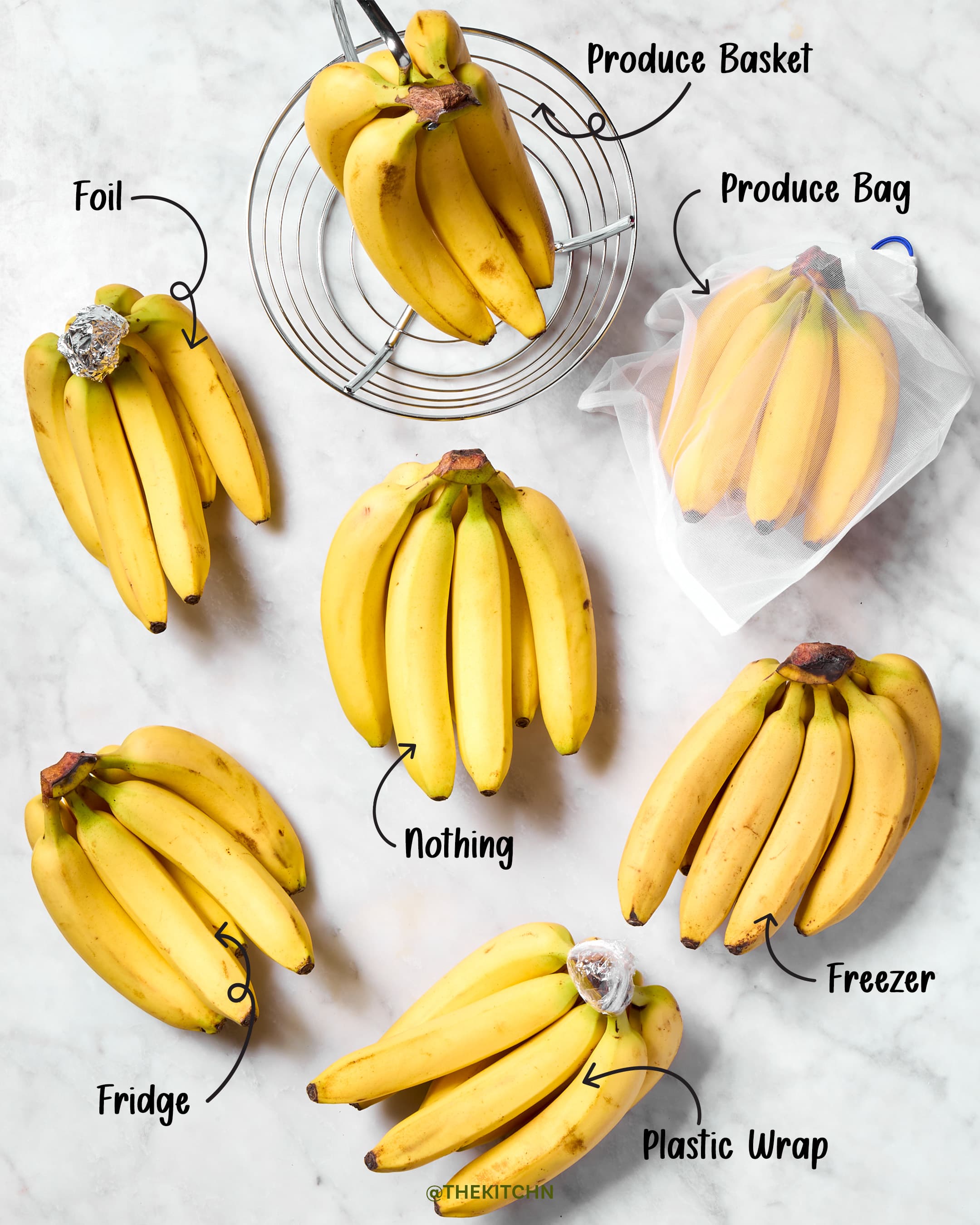 How to store bananas